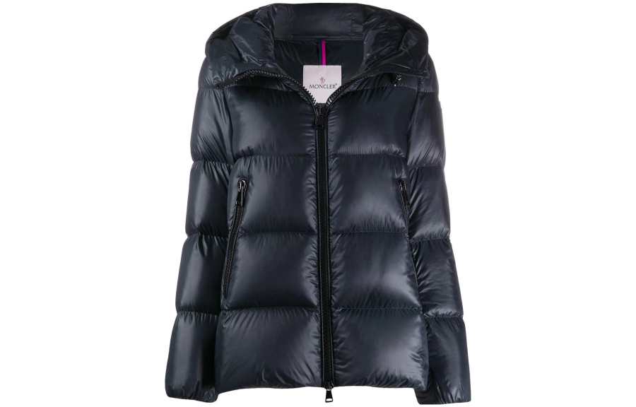 Moncler Moncler Logo Patch Hooded Puffer Jacket