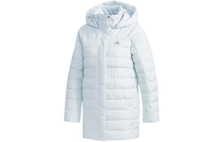 Adidas Adidas Down Jackets Women's Light Blue Detachable Hood Moderate Other
