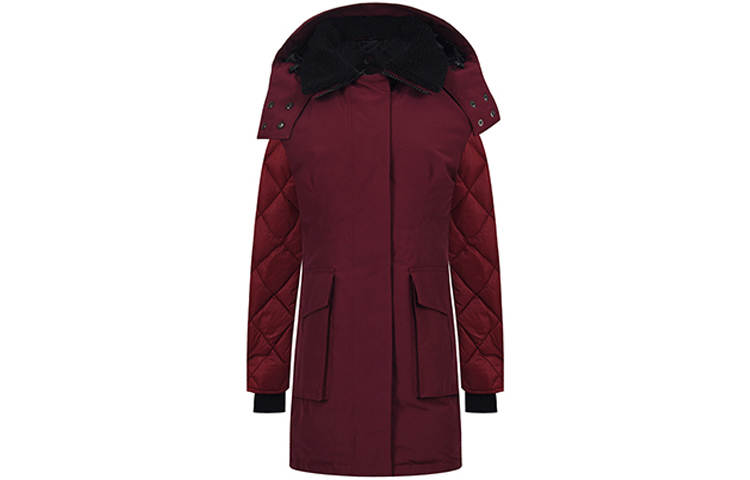 Canada Goose Elwin Down Jacket Women's Burgundy