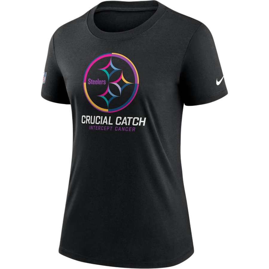 Nike Nike Pittsburgh Steelers Crucial Catch Women's Nike Dri FIT Nfl T Shirt