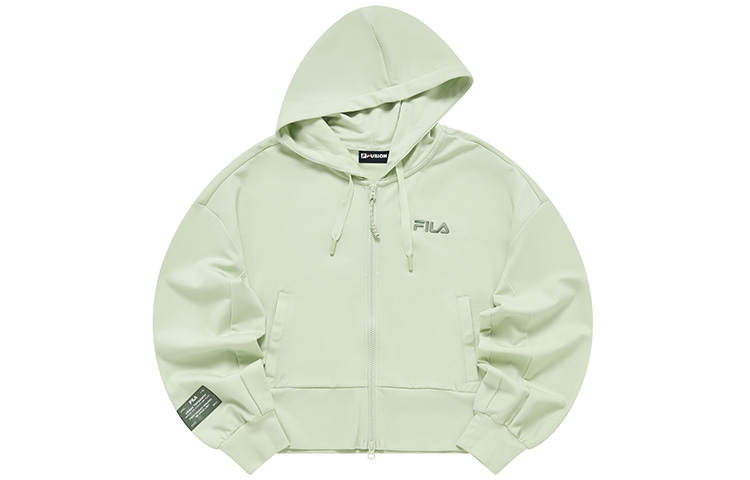 FILA FUSION Jacket Women's Light Gray Green