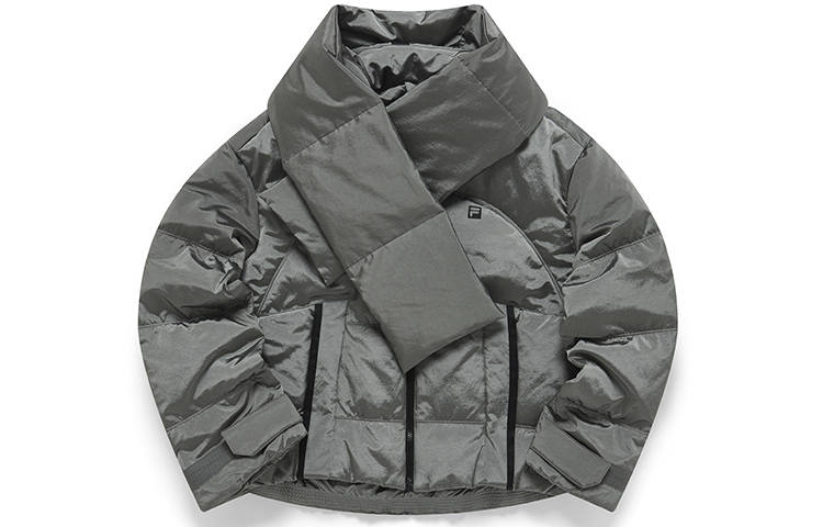 FILA Down Jacket Winter Women's Shark Gray