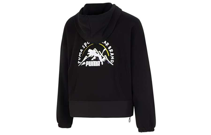 PUMA Jackets Women's Black Hooded Moderate Other
