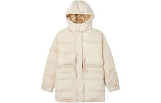 Converse Down Jackets Women's Light Gray Hooded Moderate Other