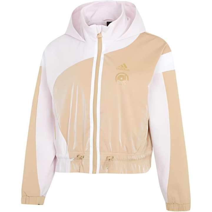 Adidas Adidas Jackets Women's Khaki Hooded Moderate Other