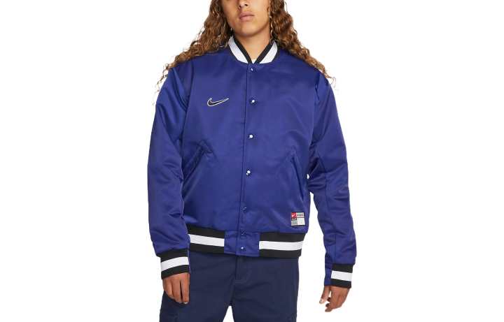 Nike Nike Sb X Mlb Varsity Skate Jacket Deep Royal Blue/Black/White/White