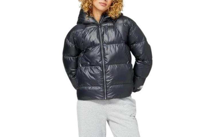 New Balance New Balance Jackets Women's Black Stand Collar Moderate Straight Fit