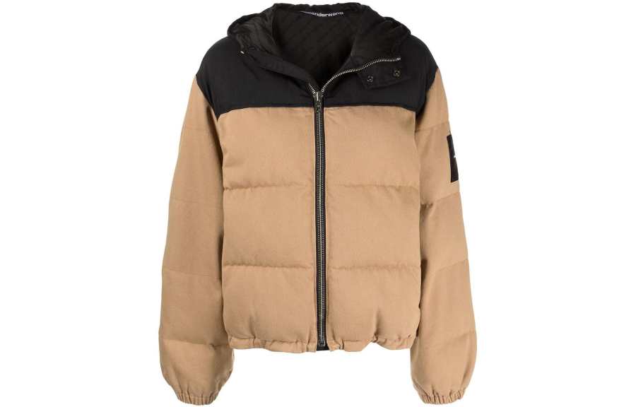 Alexander Wang Alexander Wang Logo patch Puffer Jacket