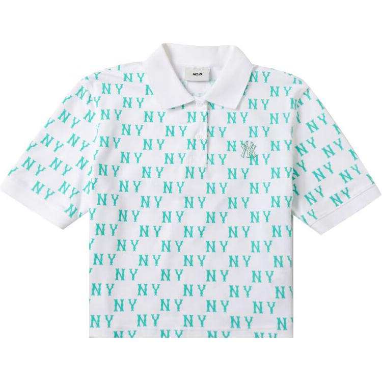 MLB New York Yankees Polo Shirt Women's Ecru