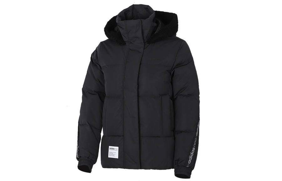 Adidas Neo Down Jackets Women's Black Hooded Moderate Other