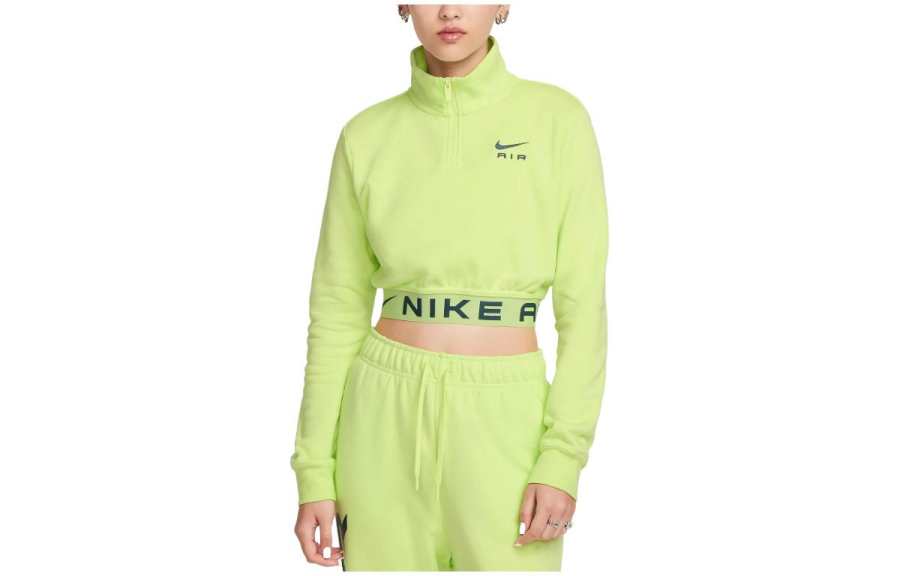 Nike Nike Sweatshirts Women's Green Stand Collar Moderate Other
