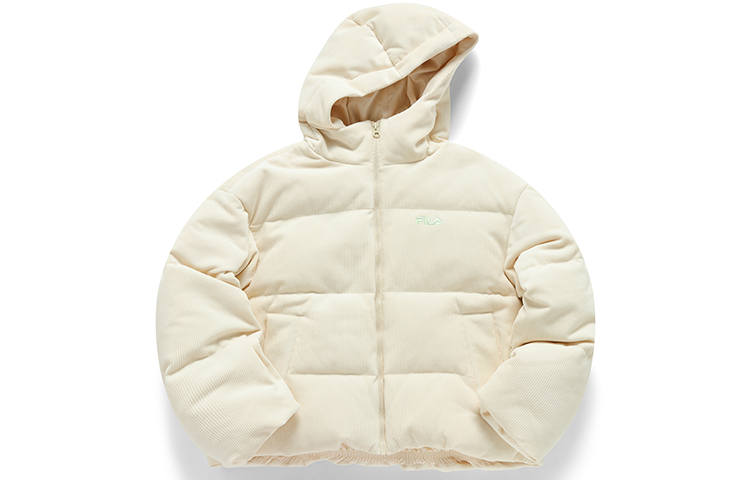 FILA FUSION Down Jacket Winter Women's Tea White