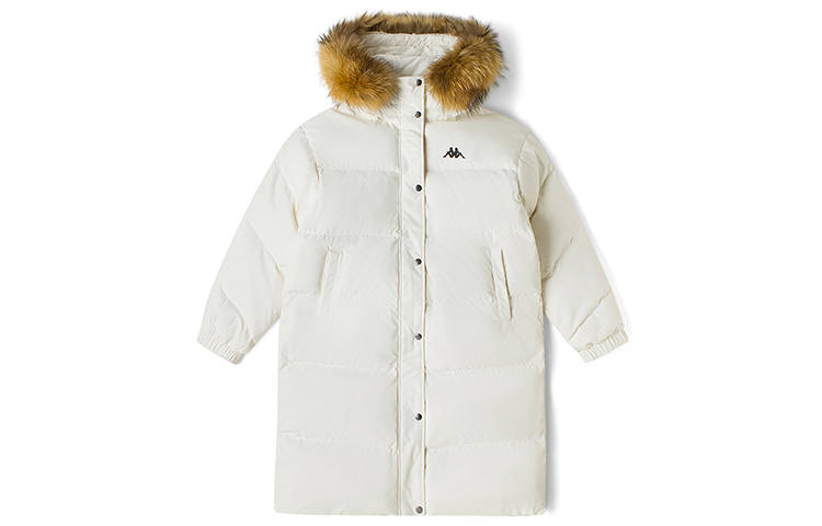 Kappa Down Jackets Women's Hooded Moderate Puffer Jacket