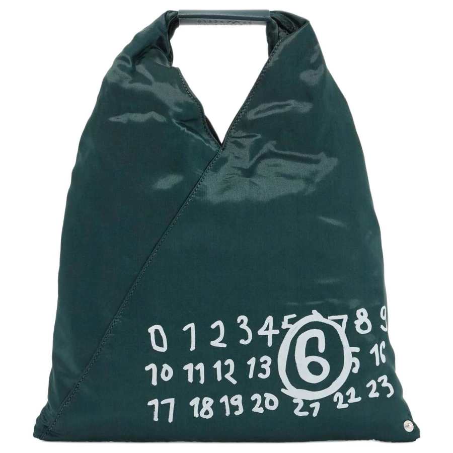 MM6 Maison Margiela Cow Leather Handbag Women's Green