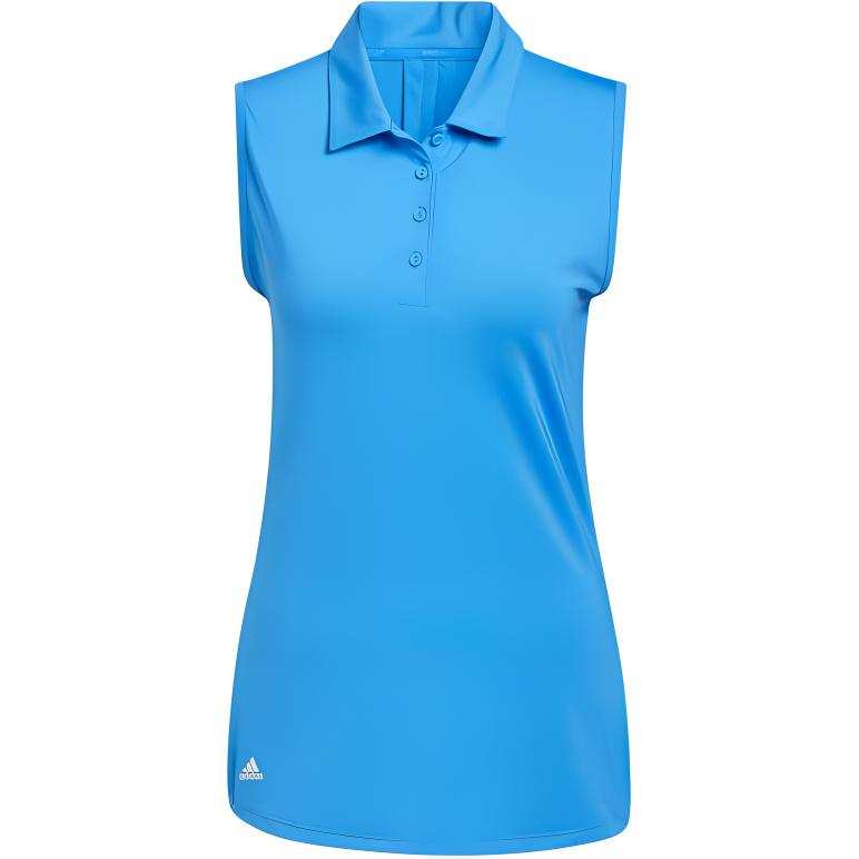 Adidas Adidas Ultimate365 Solid Sleeveless Shirt Polo Shirt Women's Blue Rush