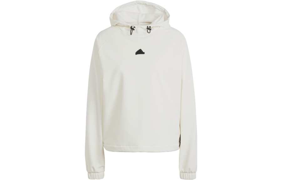 Adidas Adidas CITY ESCAPE City Escape Hoodie With Bungee Cord Sweatshirt Women's White