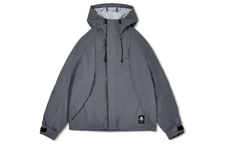 Kappa Jackets Women's Turbulent Gray 108 Hooded Moderate Other