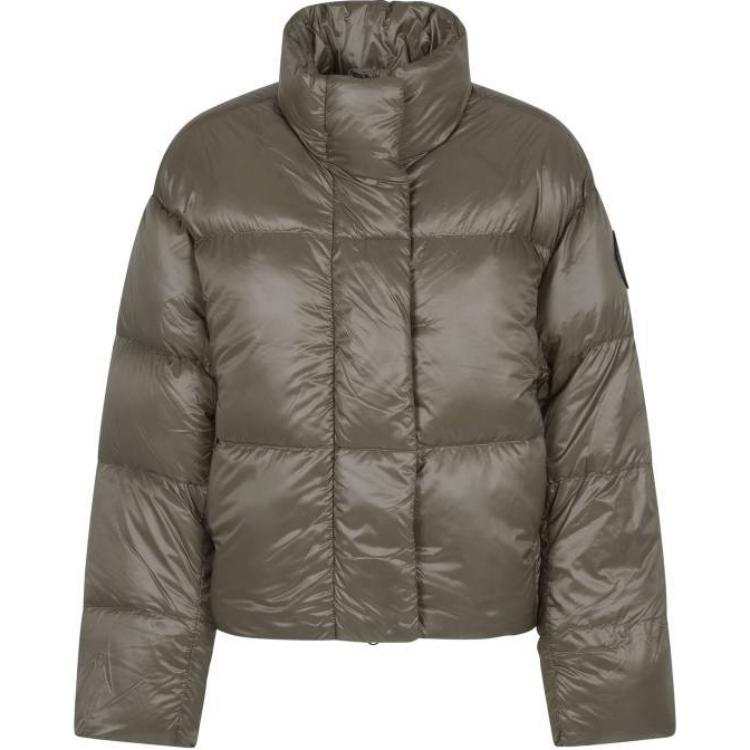Canada Goose Black Label Cypress Cropped Puffer Jacket Silverbirch