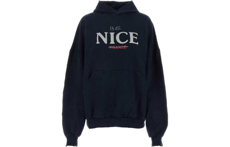 Balenciaga Sweatshirt Women's Dark Blue