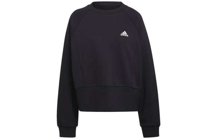 Adidas Adidas Sweatshirts Women's Black Crew Neck Moderate Regular
