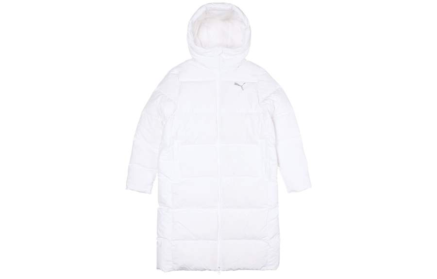 PUMA Down Jackets Women's White Hooded Moderate Other