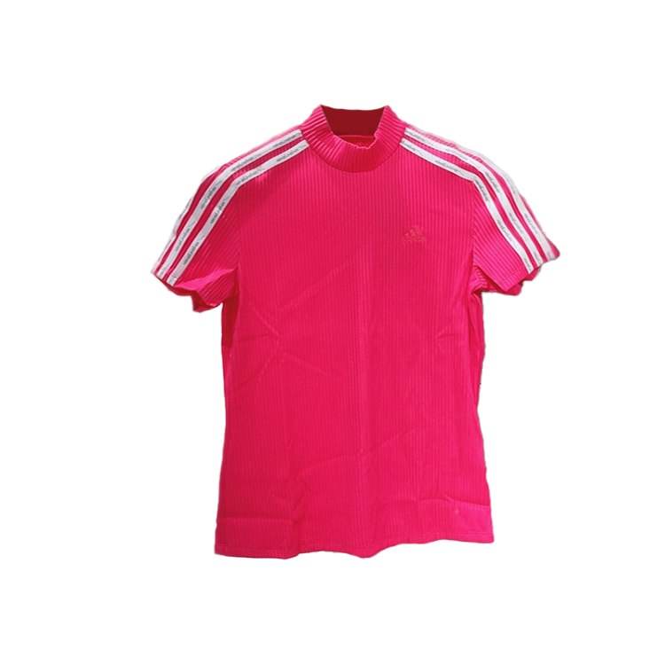 Adidas Adidas T Shirts Women's Red Crew Neck Moderate Straight Fit