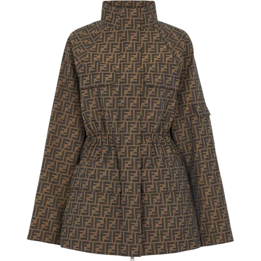 FENDI FW24 Jackets & Coats Women's Brown
