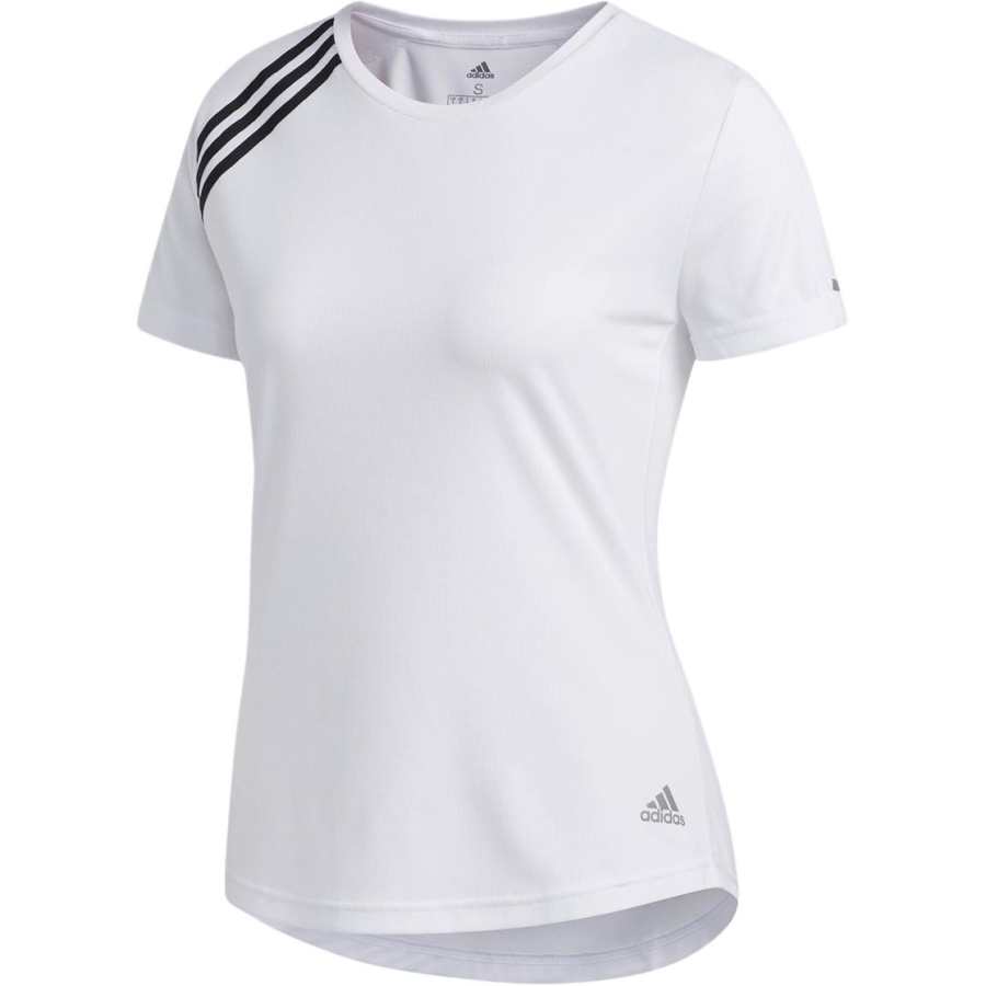 Adidas Adidas T Shirts Women's White Crew Neck Moderate Straight Fit