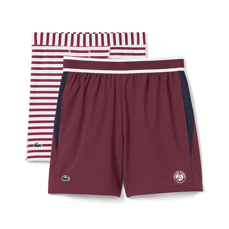 LACOSTE Casual Shorts Men's 2 Pack IKS/Dark Red