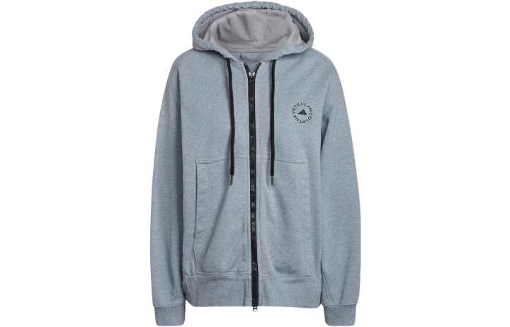 Adidas adidas By Stella McCartney Logo-embroidered Zip-up Hoodie