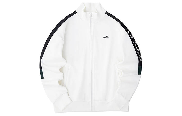 ANTA Jackets Women's White Stand Collar Moderate Other