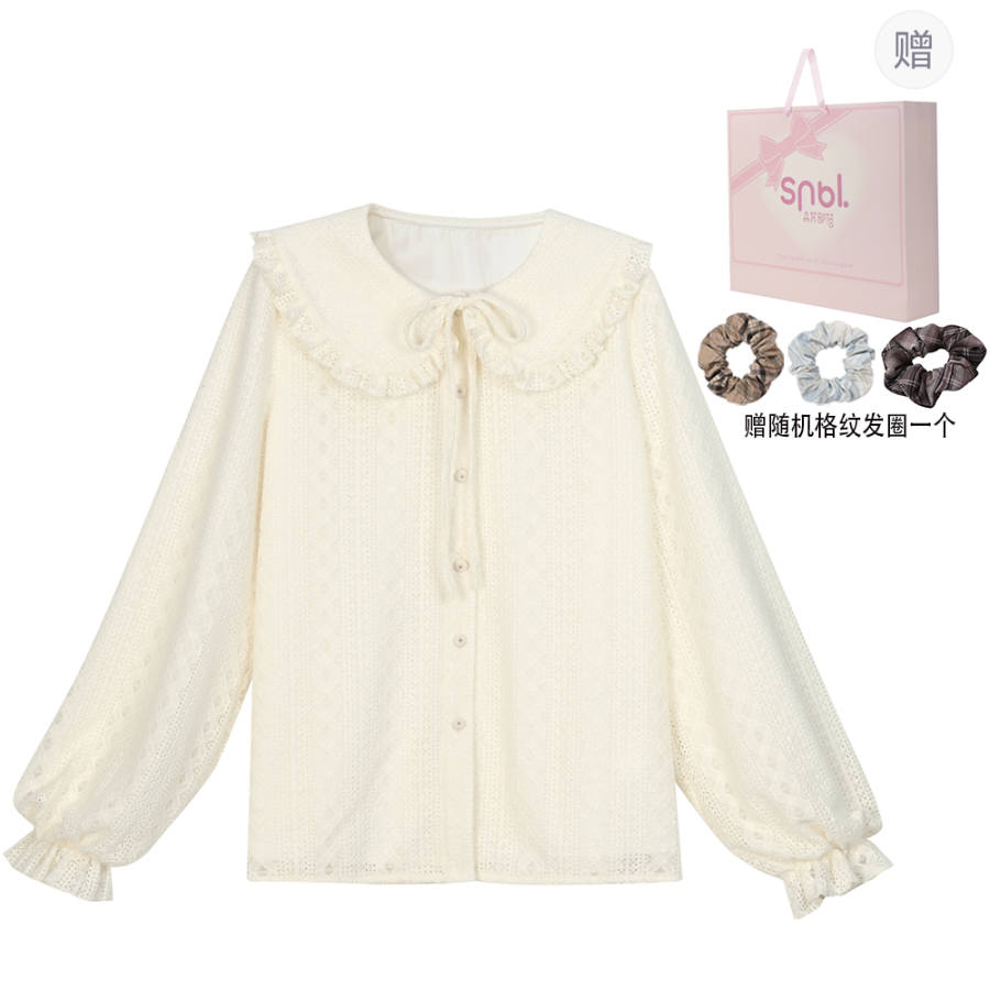 SNBL SNBL Shirts Women's Peter Pan Collar Moderate