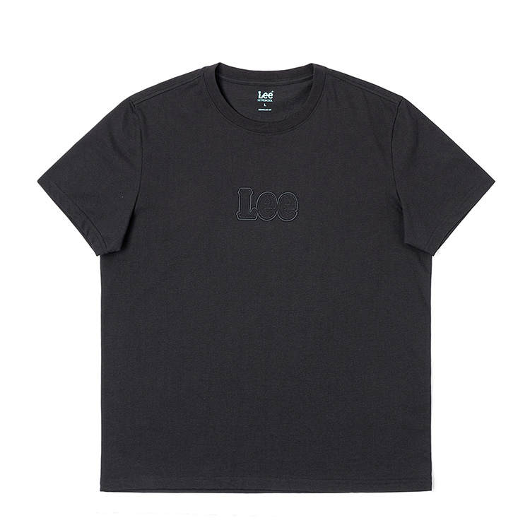 Lee Lee T Shirts Men's Black Crew Neck