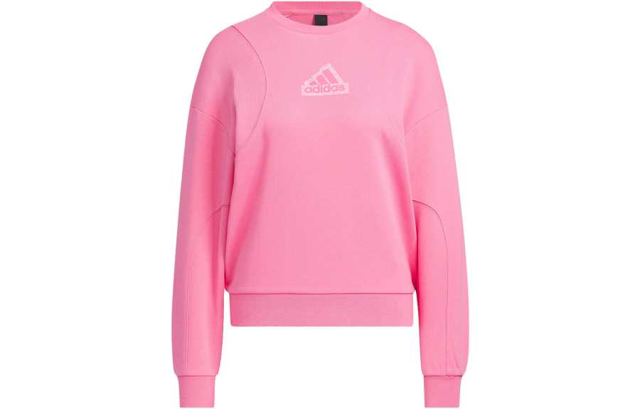 Adidas Adidas CITY ESCAPE Sweatshirts Women's Pink Crew Neck Moderate Regular