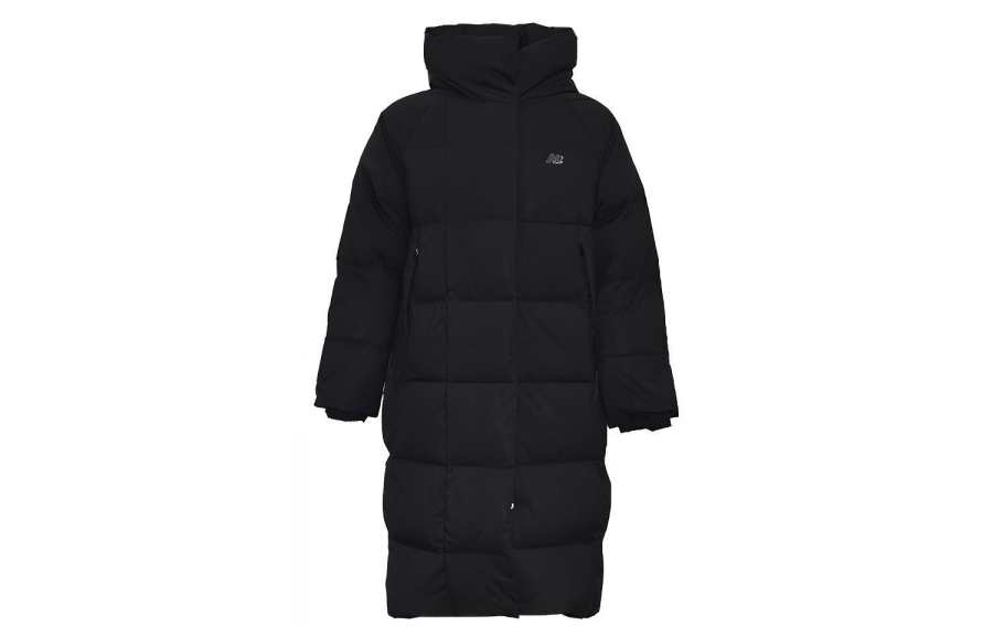New Balance New Balance Down Jackets Women's Black Hooded Thickened Other