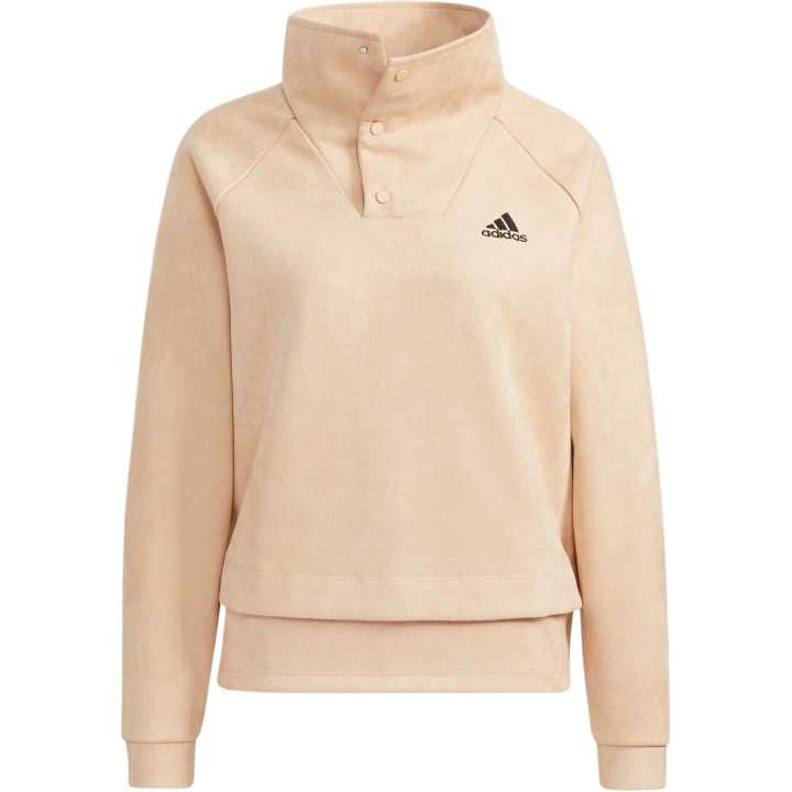 Adidas Adidas Sweatshirts Women's Pink Stand Collar Moderate Regular