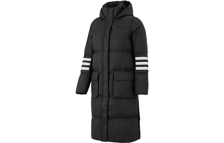 Adidas Neo Down Jackets Women's Black Hooded Moderate Other