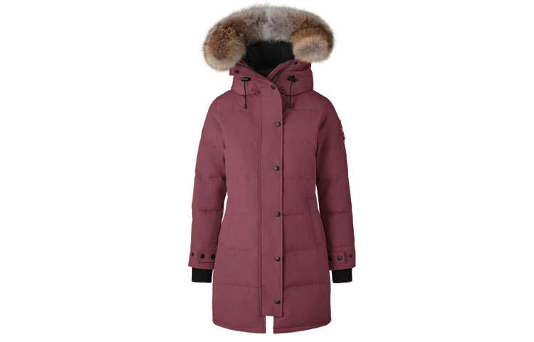 Canada Goose Shelburne Down Jacket Women's Splicing Wood Color