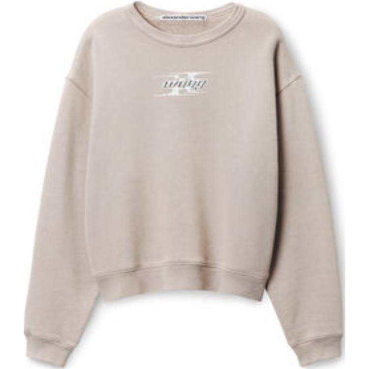 Alexander Wang logo-print cotton sweatshirt