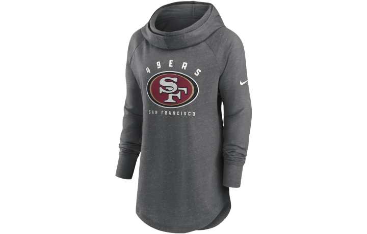 Nike Nike X NFL Sweatshirts Women's Gray Hooded Moderate Regular