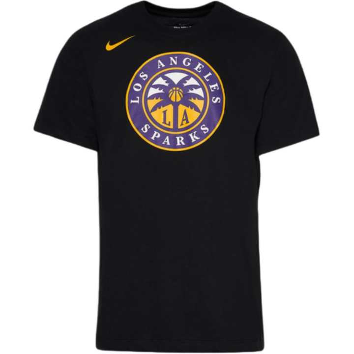 Nike Nike T Shirts Women's Black Crew Neck Moderate Straight Fit