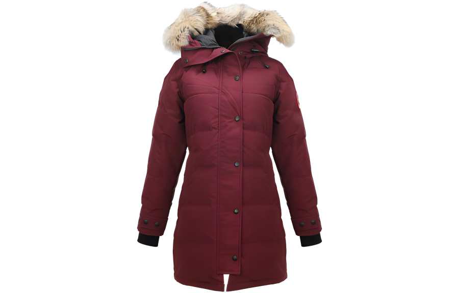Canada Goose Shelburne Down Jacket Parka Coat Women's Burgundy