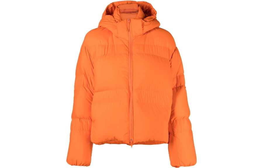 Y-3 Y 3 Jackets Women's Orange Hooded Non Detachable Moderate Other