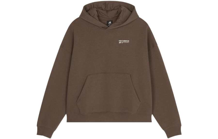 New Balance New Balance Sweatshirts Women's Brown Hooded Moderate Regular