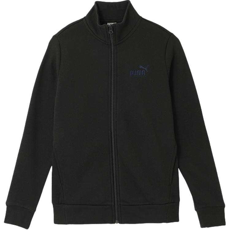PUMA Sports Life Collection Casual Fashion Fleece Lined Stand Collar Jackets & Coats Women's Black