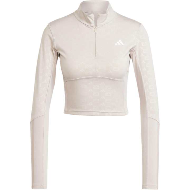 Adidas Adidas Women's Hyperglam Emboss Top Wonder Beige