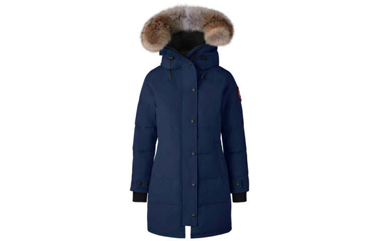 Canada Goose Shelburne Down Jacket Parka Coat Women's Deep Sea Blue