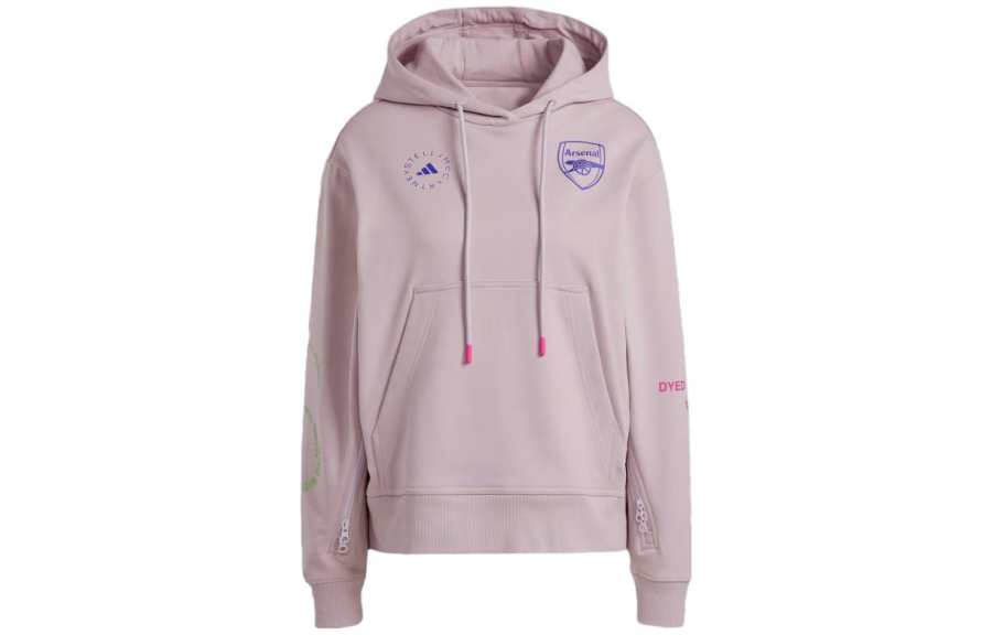 Adidas Adidas Arsenal Sweatshirts Women's Light Purple Hooded Non Detachable Moderate