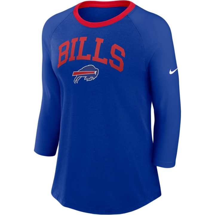 Nike Nike Buffalo Bills Women's Nike Nfl 3/4-Sleeve T-Shirt