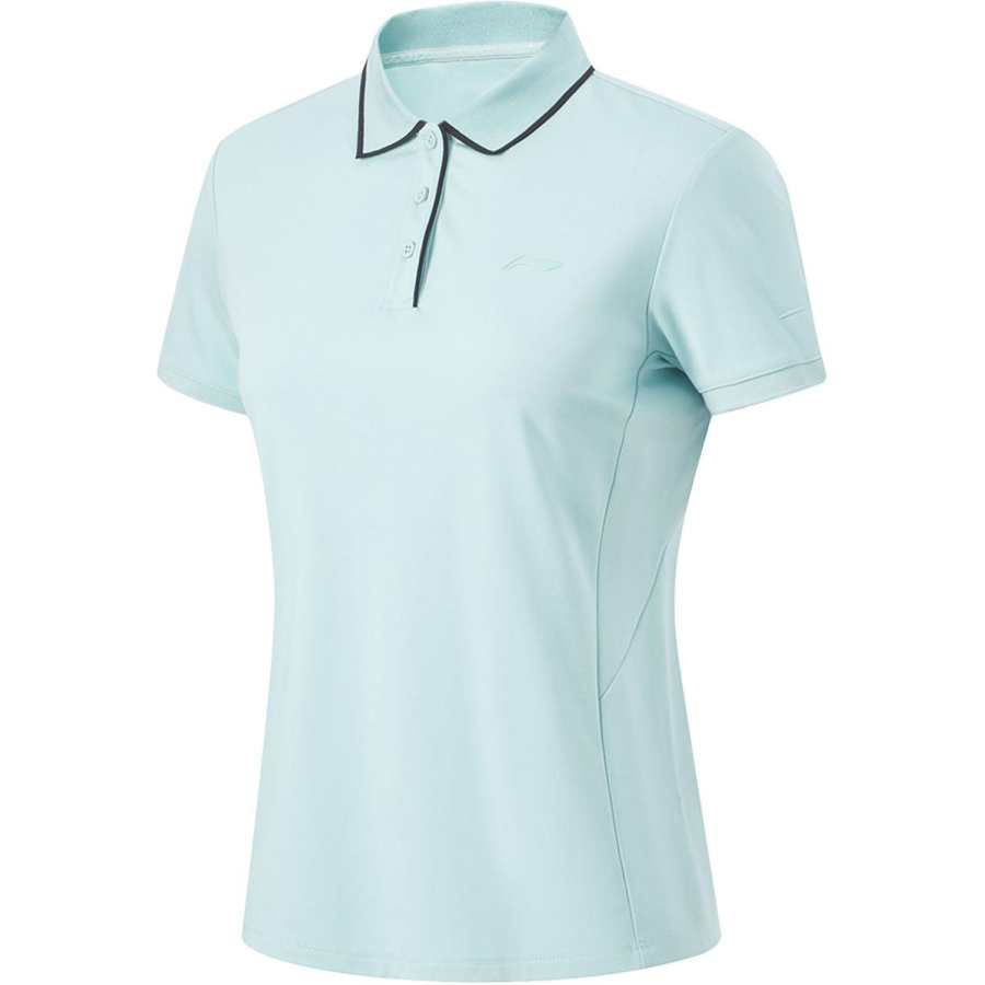 Li-Ning Li Ning Fitness Series Polo Shirt Women's Camlet Green